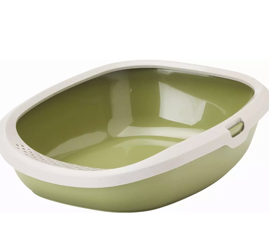 SAVIC HAPPY PLANET GIZMO KATTLÅDA MEDIUM - GRÖN L:44 X B:35,5 X H:12,5 CM